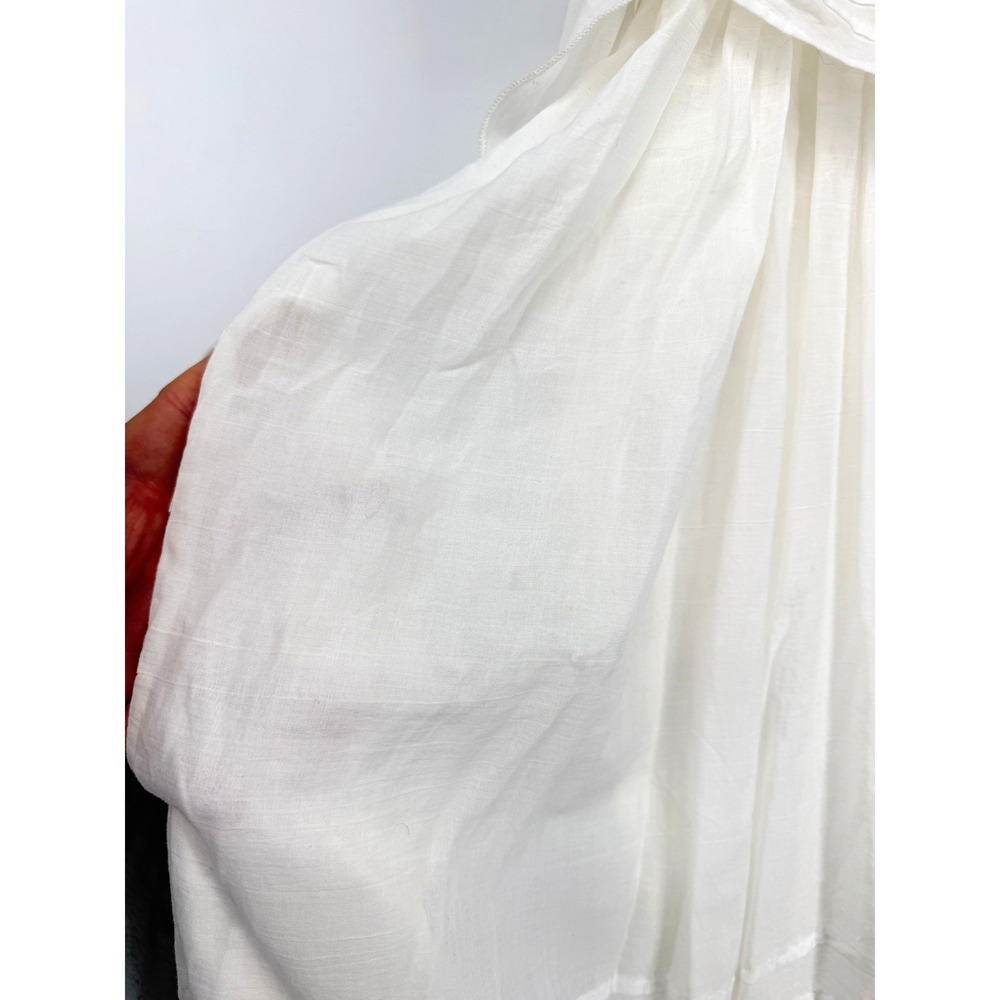 NEW Free People Ivory Haley Voile & Lace Trapeze Mini Dress XL Boho OB1227471 - Picture 11 of 12